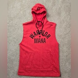 Under Armour Red Sleeveless Hoodie